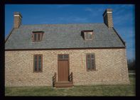 Brick building. Color photo. 